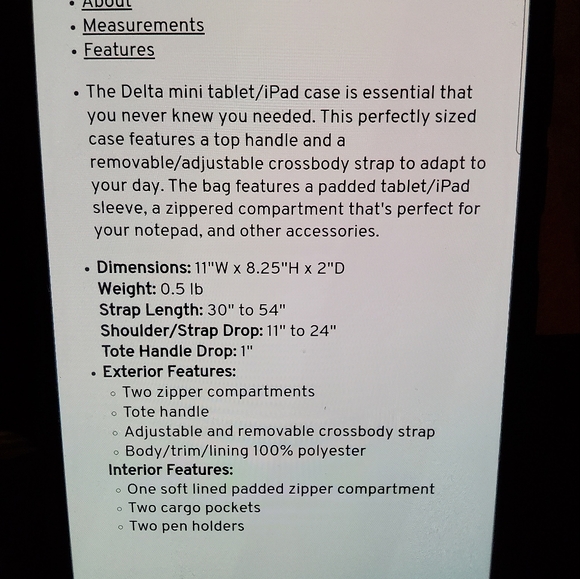 Lug Delta Mini 10.4 iPad/Tablet Case - Picture 6 of 6